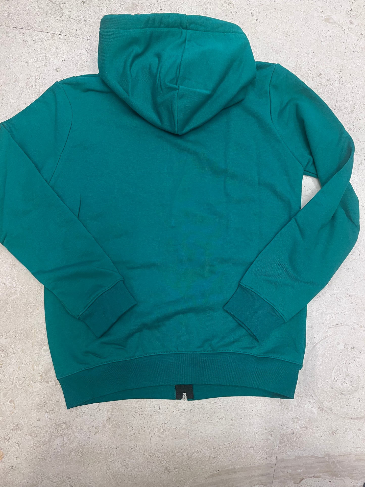 Felpa con zip manica lunga